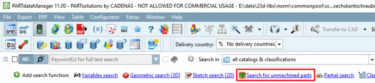 On the left side: $CADENAS_SETUP/material.cfg - On the right side: $CADENAS_SETUP/material.def