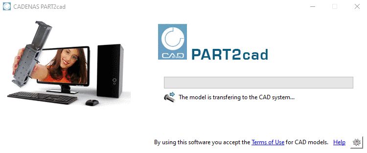 Model is transferring
