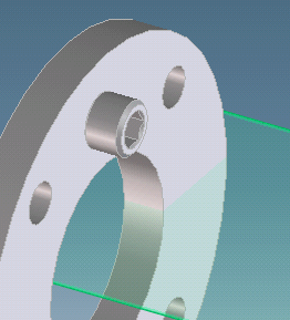 Bolt placed on surface