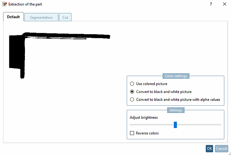 Adjust brightness: In this case there is too little brightness.