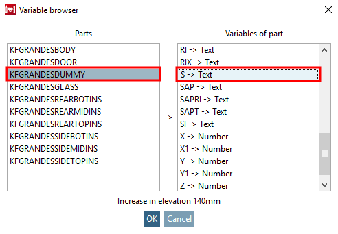 Variable browser
