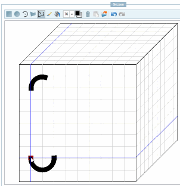 Snap point selected as starting point of the polygonal chain