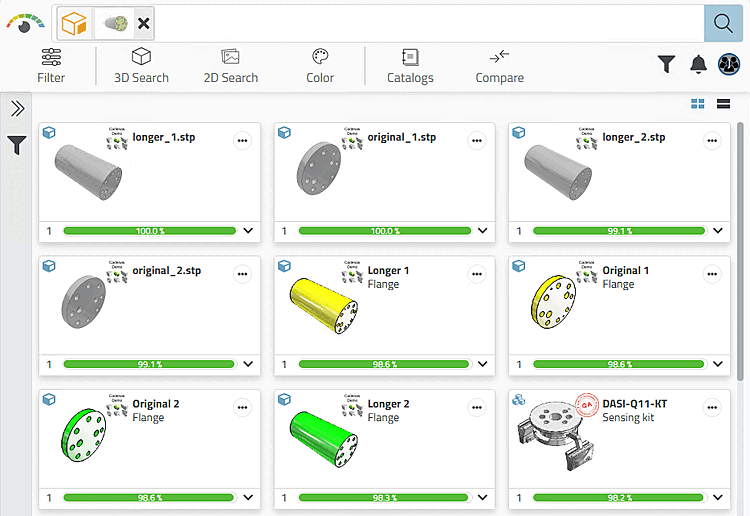 Result without selecting a hole