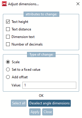 Adjust dimensions...