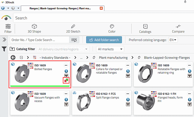 Example from 3Dfindit: The part marked in the illustration has expired and a replacement part is available.
