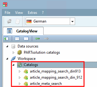Catalogs - Directory structure
