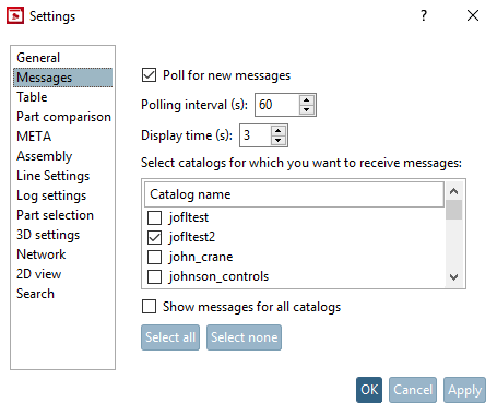 Setting concerning popup window
