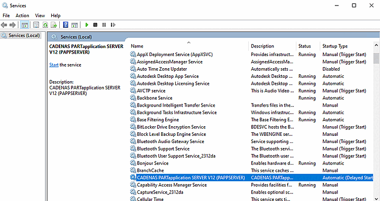 CADENAS PARTapplication SERVER V12 (PAPPSERVER)