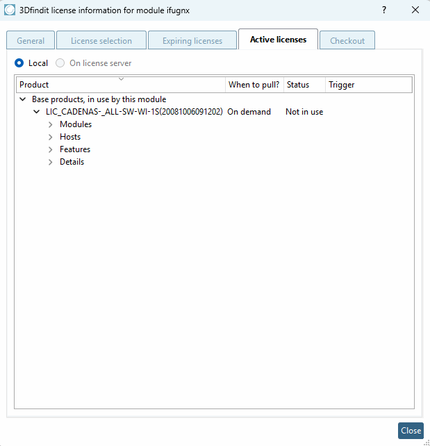 3Dfindit license information