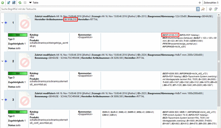 Since "SK" is removed by the regular expression, the link can be created.