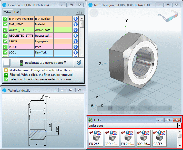 Geometric background search