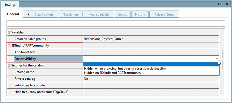 View of the unnamed option