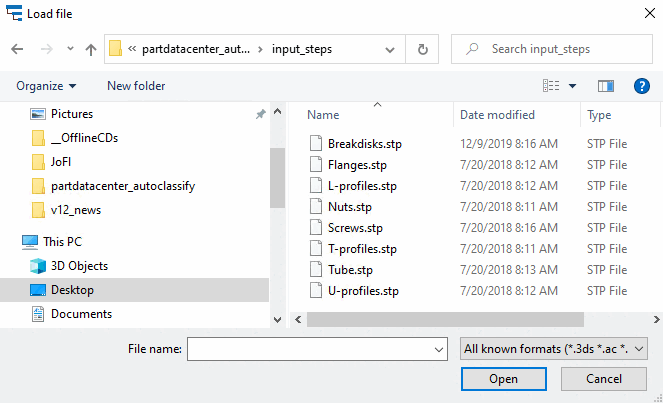 Selection comparison part