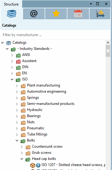 Index tree unfiltered = "Preferred rows on/off [Preferred rows on/off] " button deactivated