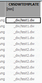 Example: Semi-finished product - Dimension attribute