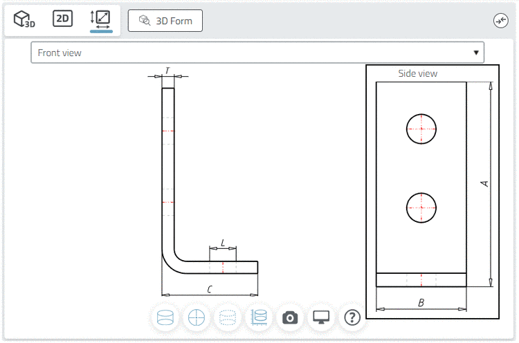 Context menu base plane