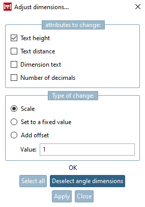 Adjust dimensions...