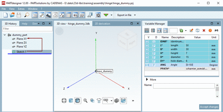 Set connection point