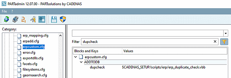 Clé pour la vérification des doublons