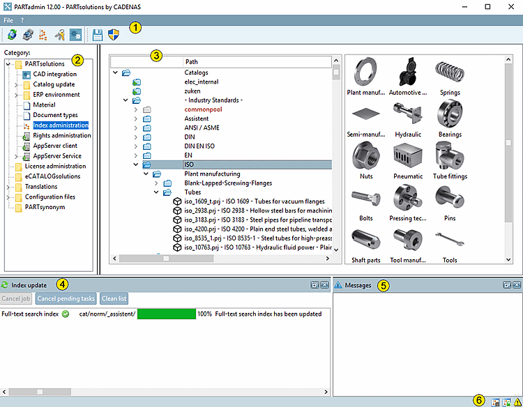 PARTadmin -> Catégorie [Category]: gestion des index [Index administration]
