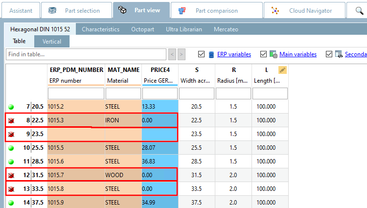 Utilisateur : ecat - Rôle : Prix Pays ALLEMAGNE [Prices Germany]