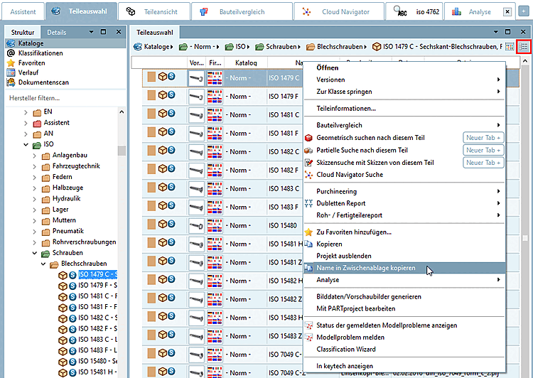 Copier le nom dans le presse-papiers