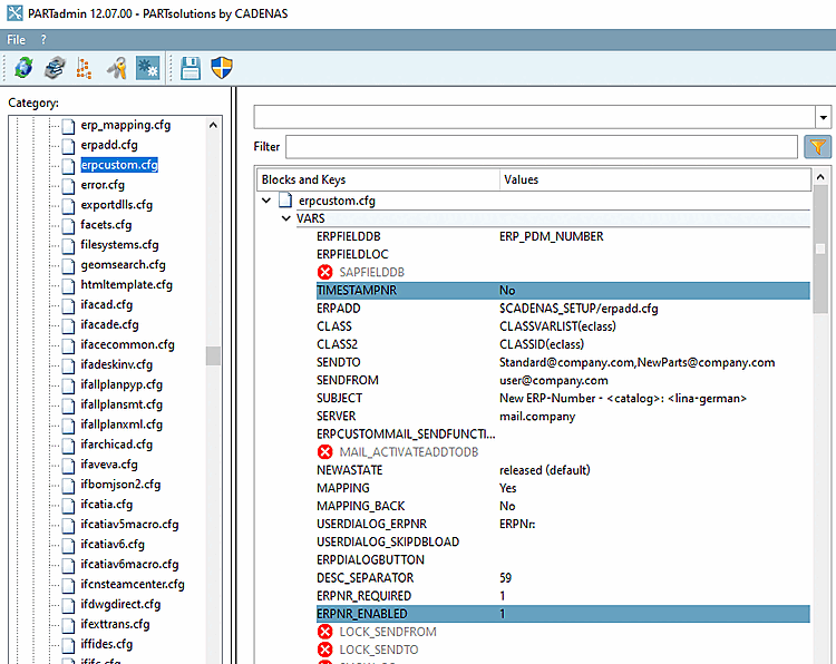 TIMESTAMPNR / ERPNR_ENABLED