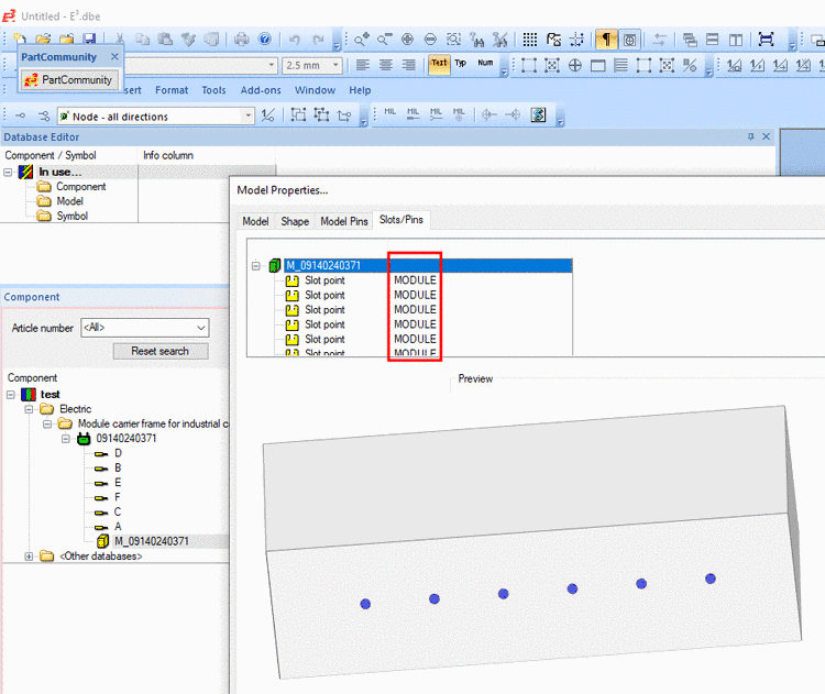 Zuken E3 - 6 slot points