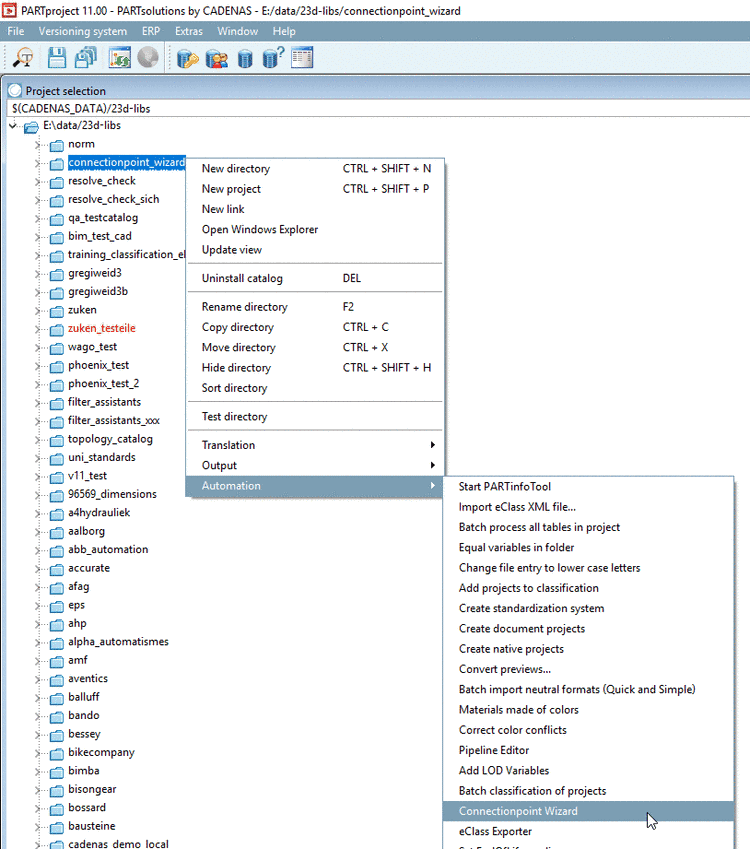 Connectionpoint Wizard - Launch