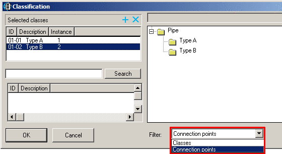 Filter: Classes - Connection points