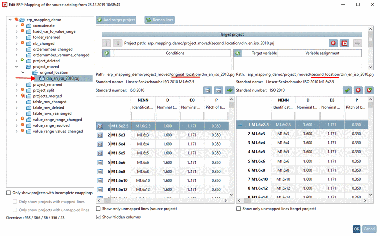 Moved project is identified as still the same