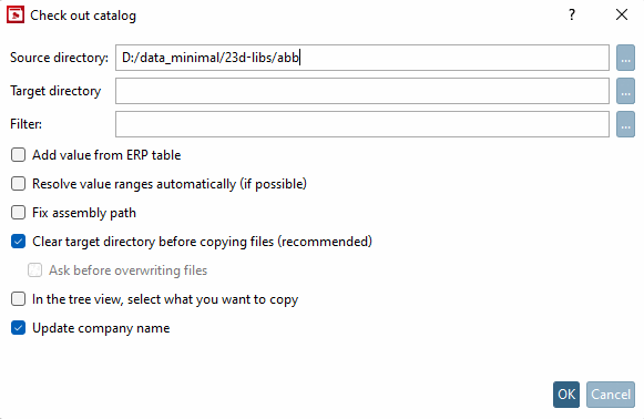 Extraire le catalogue [Check out catalog]