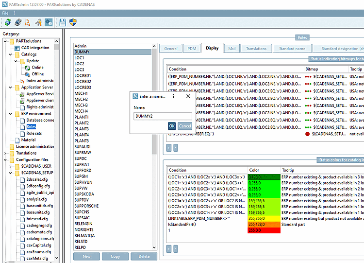 Catégorie [Category] - Rôles [Roles]