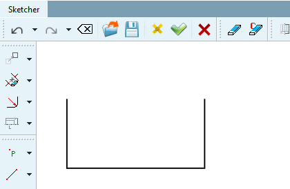 Eclatement de l'élément entre 2 points [Cut element between 2 elements] - résultat