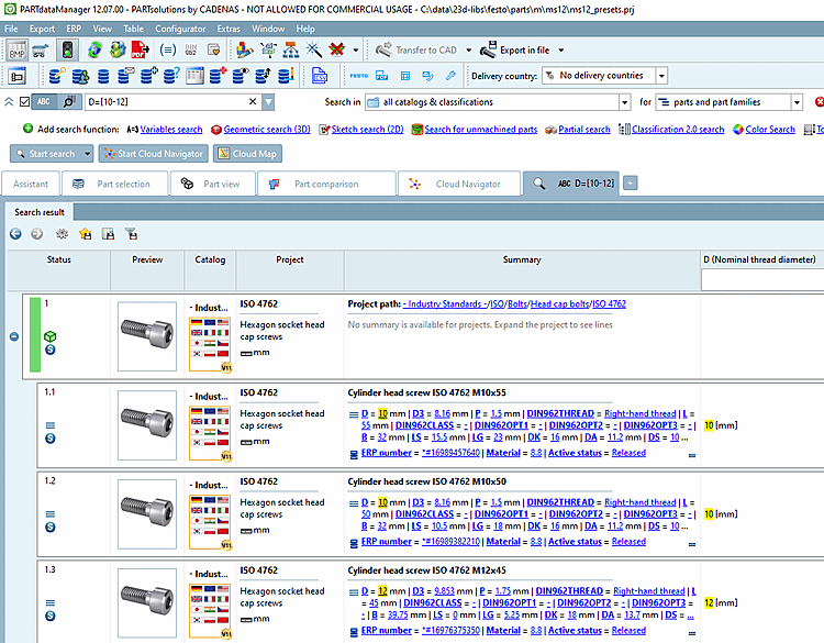 PARTdataManager : Mettre une plage entre parenthèses