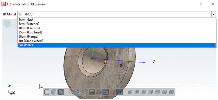Réglage du modèle 3D [3D Model]