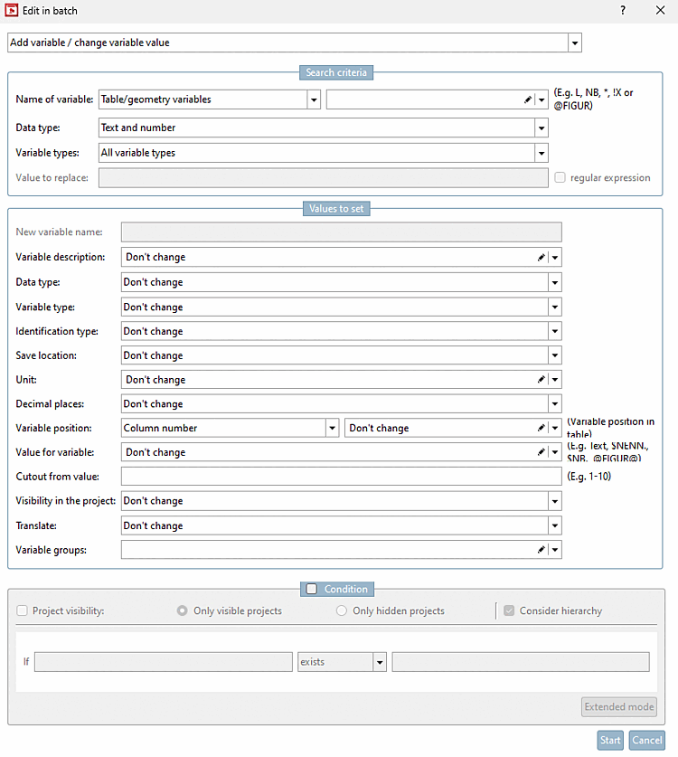 Traiter en mode batch [Edit in batch]