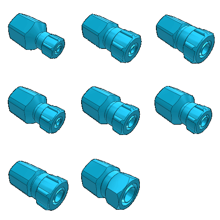 La taille totale est ici de 450x450 pixels, ce qui correspond à 150x150 pixels pour chaque image.
