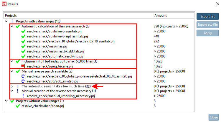La recherche automatique prend trop de temps [The automatic search takes too much time]