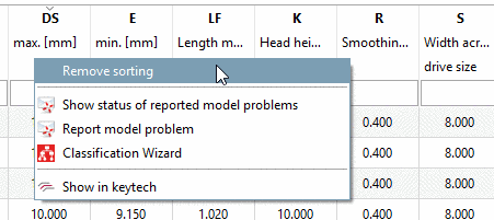 Movement to the right or left. Click on the end point of circular arc.