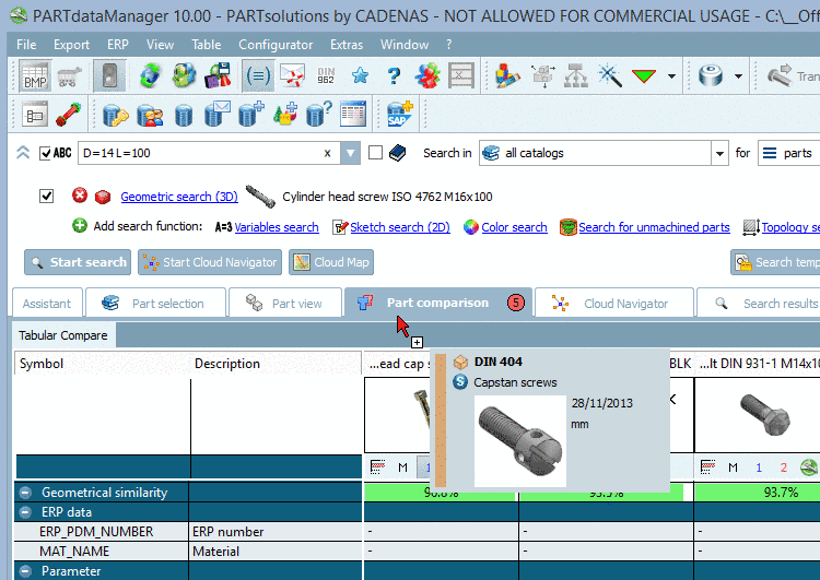 The same information when opening in Favorites