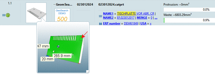 Mouseover shows a 3D preview