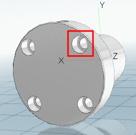 Here overlaying along the main axis is not sufficient. Compare next figure.