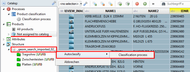 Perform "Autoclassify"