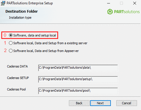 Installation type "0"