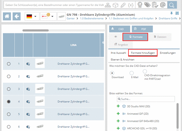 Example for OEM portals