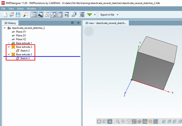 Of course, when hiding the tab context menus are also hidden.