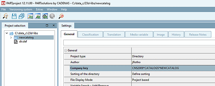 Clé de l'entreprise [Company key]