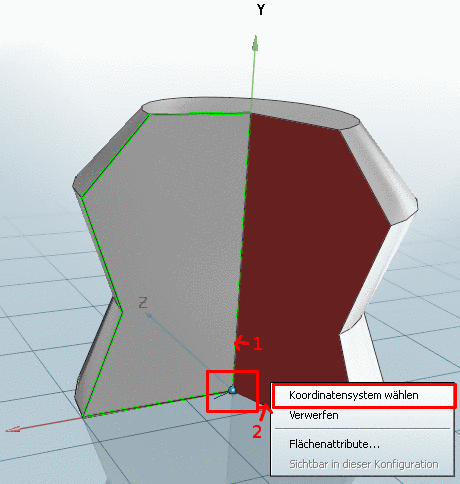 Align coordinate system