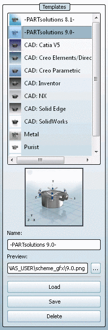 Elements tabbed page